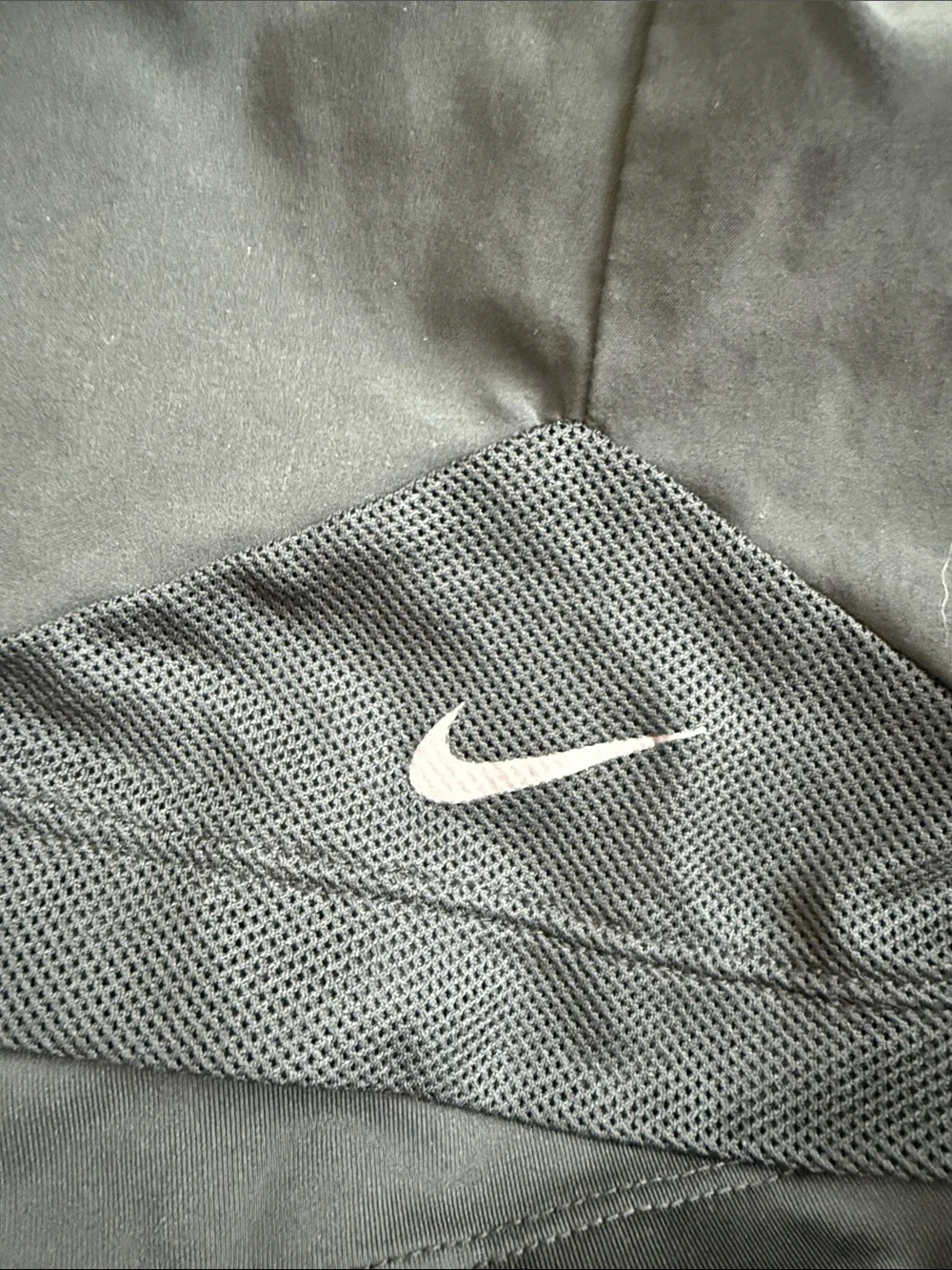 Nike Black Women's Athletic Shorts with Logo Waistband